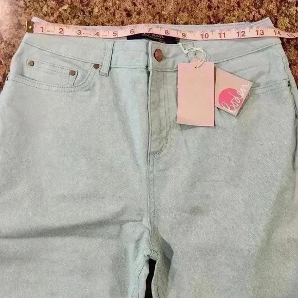 Boden Cropped Soho Skinny Jeans in Ripple (Blue) Sz 6 US /10 UK; T0115 - $75 - Picture 6 of 8